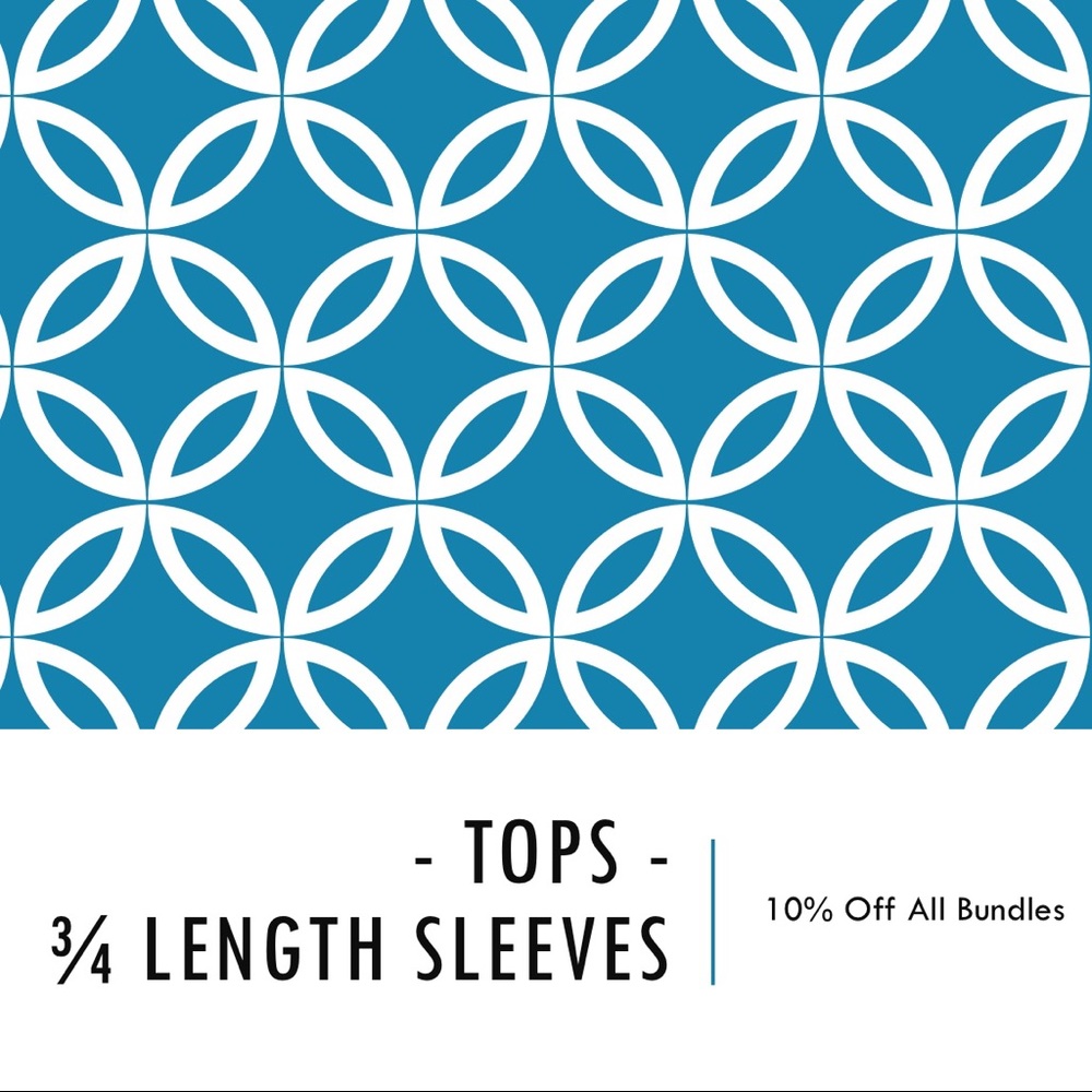 3/4 Length Sleeves From Assorted Designers